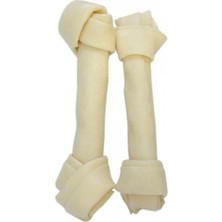 Feyza Design Yumuşak ve Dayanıklı 18 cm Kemikli Köpek Oyuncağı, 2'li Paket