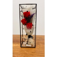 Ekonomik Sepeti Sevgililer Günü Için Şık Tasarımıyla Beyaz Gül Buket