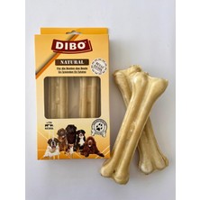 Feyza Design 12 cm Beyaz Pres Kemik, 2 Adet, Köpekler Için Sağlıklı Ödül 50-55 gr