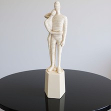 Geray Design Çizgili Sarılan Sevgili Çiftler Hediyelik Ürünler Sevgili Çift Ürünleri