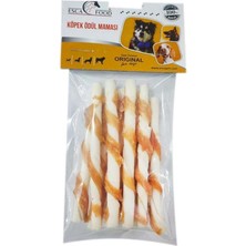 Feyza Design Sağlıklı Tavuklu Burgu Kemik Köpek Ödülü 12CM 90G 10'lu Paket