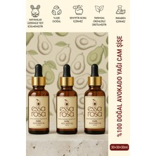 Essa Rosa Avokado Cam Şişe 90 ml - Vegan - Rahatlatıcı - Stres Azaltır - Sabit Yağ 3 Lü Set