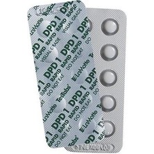 Havuz Dpd1 Serbest Klor Ölçümü Için Yedek 10'lu Tablet