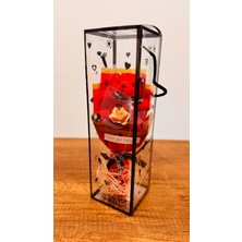 Ekonomik Sepeti Sevgililer Günü Için Kırmızı Ayıcık Buket