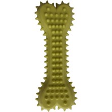 Feyza Design Tırtıklı Köpek Oyuncağı, Diş Kaşıma, Sarı, 14 cm