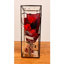 Ekonomik Sepeti Sevgililer Günü Için Şık Tasarımıyla Kırmızı Gül Buket