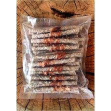 Feyza Design 25 Adet 12 cm Tavuk Eti Sarmalı Munchy Çubuk Köpek Ödülü