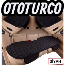 Ergonomik,ortopedik,soft Kare Desen Kapitoneli Lüks Ototurco Automotive  Oto Koltuk Kılıfı-Minderi (3lü Set)