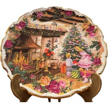 Royal Albert Ingiliz Christmas Temalı Dekor Tabağı - 21 cm Çapında