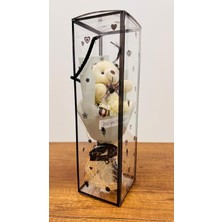 Ekonomik Sepeti Sevgililer Günü Için Beyaz Ayıcık Buket