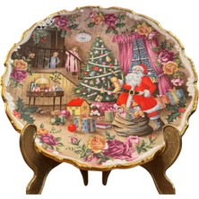 Royal Albert Ingiliz Christmas Temalı Dekor Tabağı - 21 cm Çapında 2e