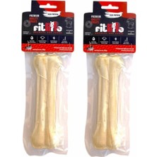 Feyza Design Köpekler Için Ödüllü Pres Çiğneme Kemikleri 2 Adet 15CM