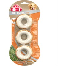 Feyza Design Sağlıklı 8'li Kemik Delight Ring Tavuklu Köpek Ödülü 119 gr