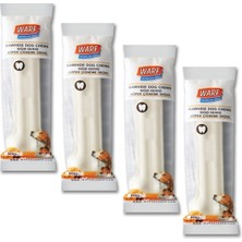 Feyza Design Doğal Ödül Kemiği, 20,5 Cm, 4'lü Paket, Sağlıklı ve Eğlenceli Köpek Oyunu