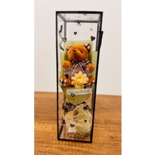 Ekonomik Sepeti Sevgililer Günü Için Kahverengi Ayıcık Buket