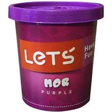Let's Lets Oyun Hamuru 150 gr Mor - 4 Adet
