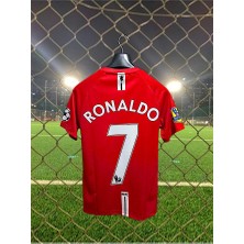 Cristiano Ronaldo Manchester/united 2008 Moskova Şampiyonlar Ligi Finali Forması (Kısakol) Ag