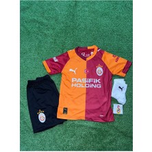 Gâlâtâsârây-Isimsiz Pasifik 5 Yıldızlı Yeni Sezon 26/27 Parçalı Futbol Takım Forması Çoçuk
