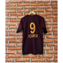 G'.â.l.a.t.â.s.a.r.â.y 2025/26 Yeni Sezon 5 Yıldızlı M.a.u.r.o I'c.a.r.d.i Deplasman Forması