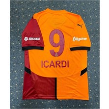 Gâlatâsarâ’y-Icardi Sarı/kırmızı Parçalı 2024/2025 Yeni Sezonu Yetişkin Futbol Forması