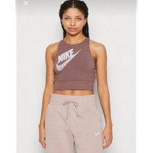 Nike Sportswear Gel-Dance Kahverengi Cropped Kadın Atlet DZ4607-291