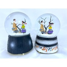 PremiumPort Büyük Boy Kış Masalı Işıklı Otomatik Üflemeli Kar Küresi