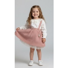 Kız Çocuk Fisto Yakalı Elbise