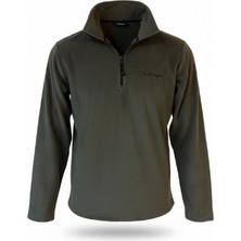 Tough Challenger Outdoor Haki Polar Mont · Yarım Fermuar · Tüylenme Yapmaz - SA11 001