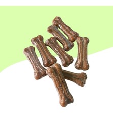 Feyza Design 8cm Doğal Köpek Ödül Kemiği 10'lu Paket Lezzetli ve Sağlıklı Atıştırmalık