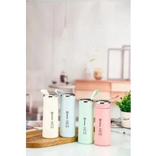 Borasiklat Cam Kırılmaz Silikon Kılıflı Su Matarası 400 ml