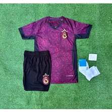 'gâlatâsarây 2025-26 5 Yıldız Isimsiz Deplasman Çocuk Forması 4'lü Set