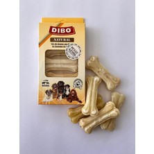 Feyza Design 7 cm Beyaz Pres Kemik 5’li Paket Köpekler Için Ödül ve Kemiği