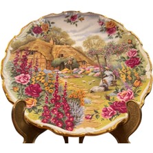 Royal Albert Ingiliz Garden Temalı Dekor Tabağı - 21 cm Çapında