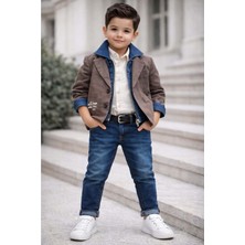 Gültekin Bebe Yavrucak Mevsimlik Ceketli 4 Lü Takım 5-8 YAŞ-5812736 - Kahverengi