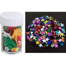 Mikro Mileo Elişi Pulu Karışık Renk Yıldız Tüp - 2 Adet