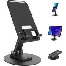 Toyfest Muhasebeciler, Öğrenciler Için 360 ° Dönebilir Katlanabilir Telefon Tutucu Stand Yuvarlak Tabanlı