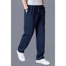 Influyente Eydamoon Erkek Lacivert Baggy Rahat Kesim Bol Paça 2 Iplik Kalıp Eşofman Altı