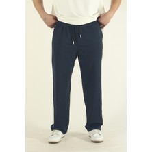 Eydamoon Erkek Mavi Baggy Oversize Bol Paça Eşofman Altı