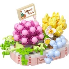 Trust Store Koco Bloom Boutique Sukulent Saksı Bitkileri Yapı Seti  249 Parça Dekoratif Çiçek Modeli