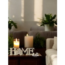 Ecolia Store Yaprak Detaylı Home Yazısı