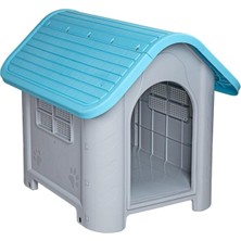 Feyza Design Şık Plastik Köpek Kulübesi 85X71X66 Cm, Konforlu ve Dayanıklı Tasarım