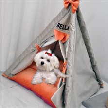 Feyza Design Yıkanabilir Soft Kedi ve Köpek Çadırı, 60X60 Cm, Özel Tasarım