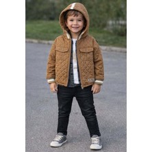 Gültekin Bebe Yavrucak Kapitone Ceketli Takım 9-12 YAŞ-4814891 - Kahverengi