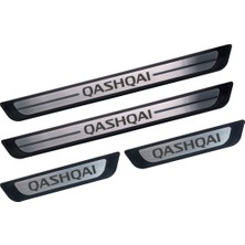 Bab Dizayn Automotive Nissan Qashqaı Suv Krom Kapı Eşik Koruması Tüm Modeller Uyumlu 4  Parça