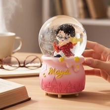 PremiumPort Büyülü Kar Küresi Sihirli Okul Temalı Işıklı Büyük Boy Dekor