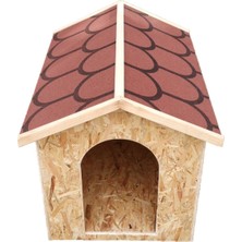 Feyza Design Büyük Boy Ahşap Köpek Kulübesi, Dayanıklı ve Sıcak Koruma