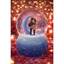 PremiumPort Yumuşak ve Rahat, Beyaz Ay Temalı Sevgiliye Özel Ürün