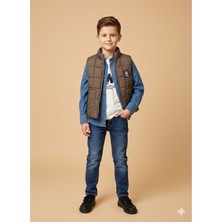 Gültekin Bebe Yavrucak Mevsimlik Yelekli 4 Lü Takım 5-8 YAŞ-2809793 - Kahverengi