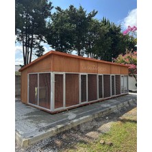 Feyza Design Geniş ve Konforlu 5'li Büyük Köpek Kulübesi Seti, Rahat Yaşam Alanı