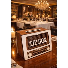 MYK Hediye ve Sanat Atölyesi Tip Box Bahşiş Kutusu ve Kumbara Nostaljik Radyo Görünümlü